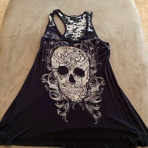 Vocal razor tank top.  Sz small